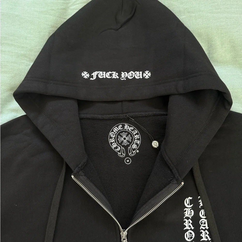 Chrome Hearts Black Zip Hoodie - Picture 4 of 4